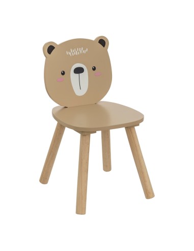 Chaise Pour Enfant Ourson Douceur Marron Atmosphera For Kids