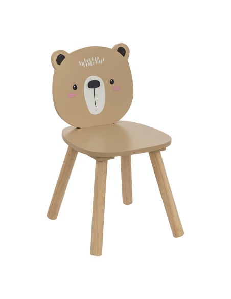 Chaise Pour Enfant Ourson Douceur Marron Atmosphera For Kids