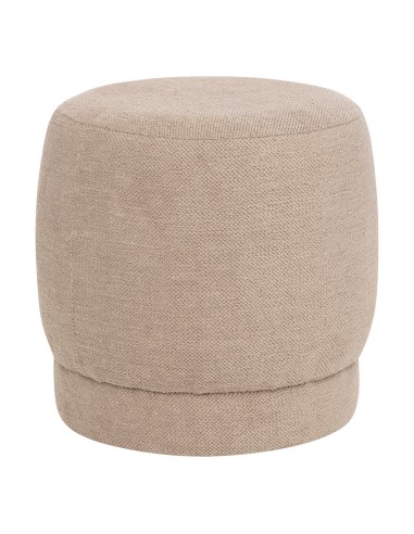 Pouf Bouclette Amea Taupe Atmosphera