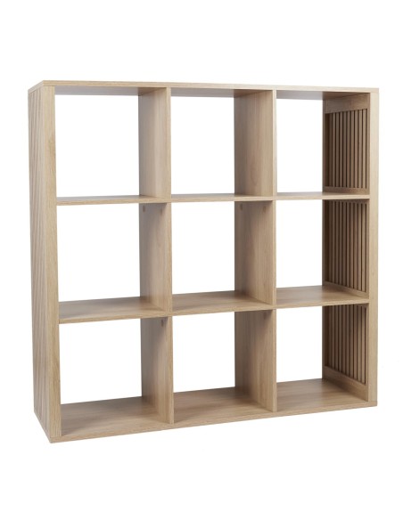 Rangement modulable 9 cases Klaus Marron Home Deco Factory