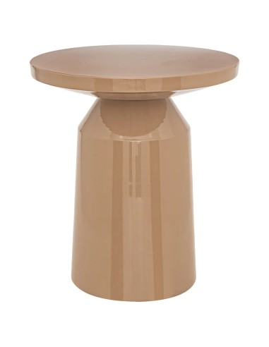 Table À Café Totem Sita Métal Beige Atmosphera