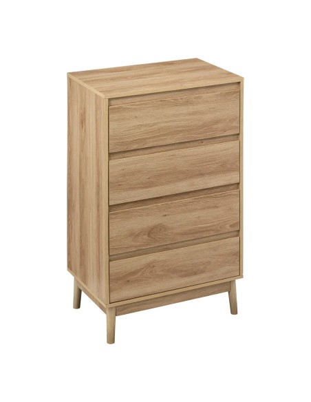 Commode 4 tiroirs Abana Beige Five