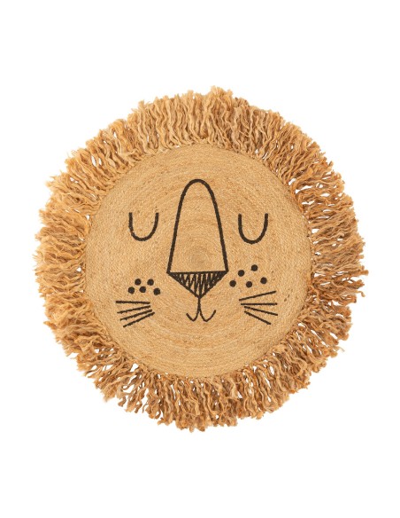 Tapis Pour Chambre D'enfant Lion En Jute Atmosphera