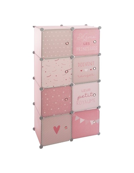 Meuble De Rangement Rangement Penderie Rose Atmosphera For Kids