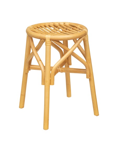 Tabouret À Diner Aoni Rotin Beige Atmosphera