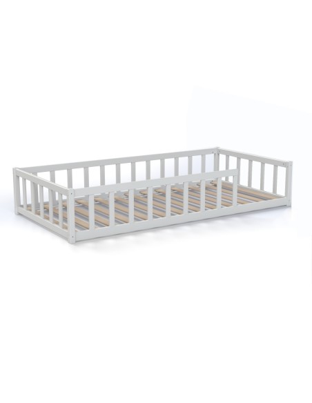 Lit barrière Lanterne Magique 90x190 Blanc - Laïba Kids