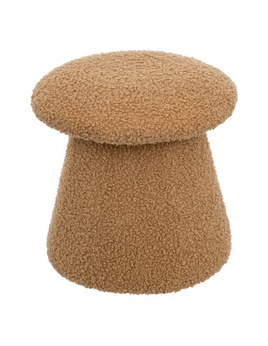 Pouf Enfant Champignon D27 Bouclette Marron Atmosphera For Kids