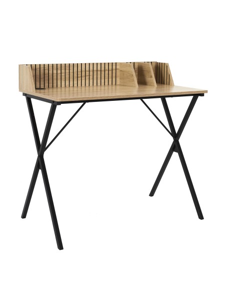 Bureau design en bois Marron Home Deco Factory