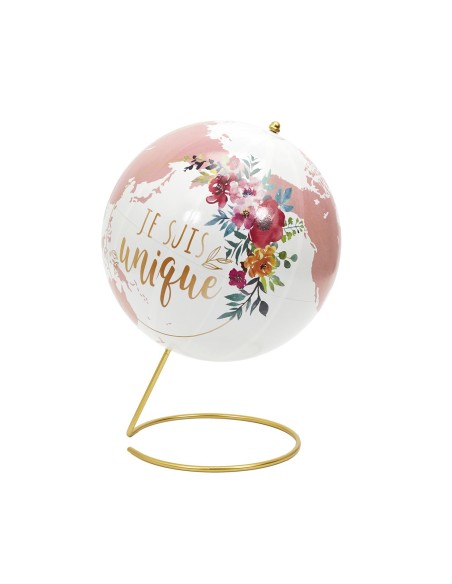 Globe terrestre Deco Girly Rose Home Deco Kids