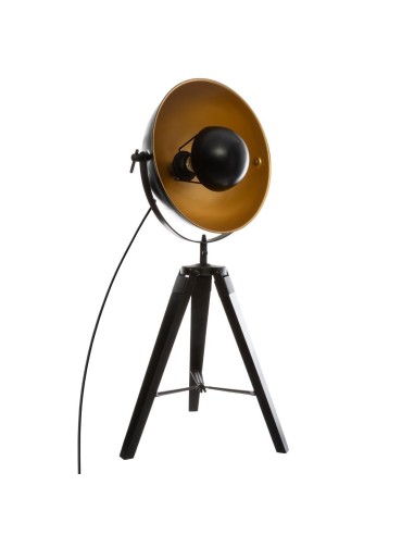 Lampe Trépied Lahti Haut 70 cm Noir Atmosphera