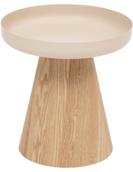 Table café Hercyna D40 Beige - Atmosphera