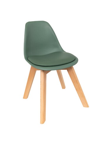 Chaise Pour Enfant Baya Polypropylène Verte Atmosphera For Kids