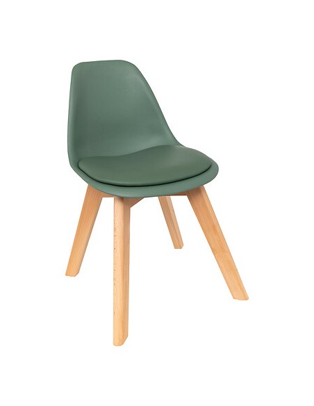 Chaise Pour Enfant Baya Polypropylène Verte Atmosphera For Kids