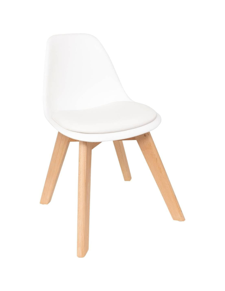 Chaise Pour Enfant Baya Polypropylène Blanche Atmosphera For Kids