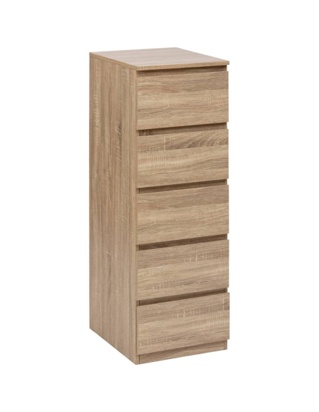 Chiffonier 5 tiroirs Dolo Beige Five