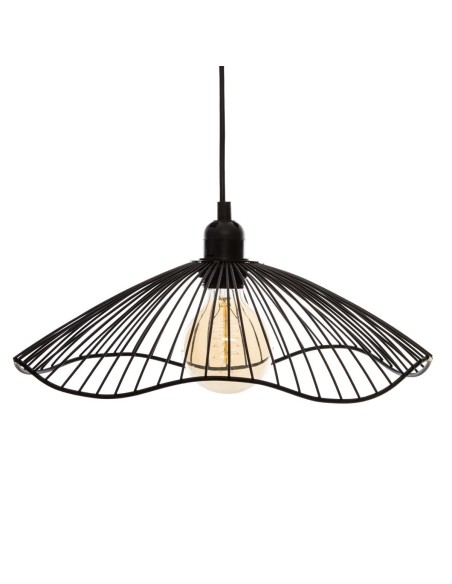 Suspension Galt D34 En Métal Filaire Noir Atmosphera