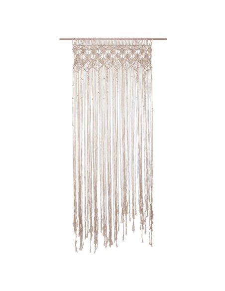 Rideau De Fils 90x200 Macramé Beige Atmosphera