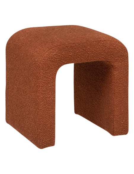 Pouf Sevi Bouclette Deep Ambre Atmosphera