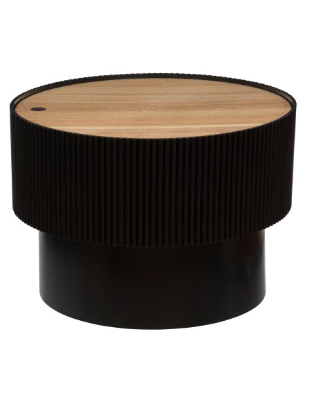 Table Basse Avec Coffre Enola Noire Atmosphera