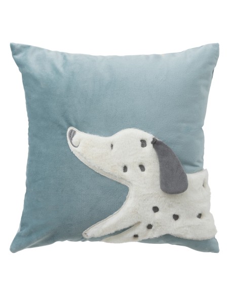 Coussin Décoratif Carré Dalmatien Bleu Atmosphera For Kids