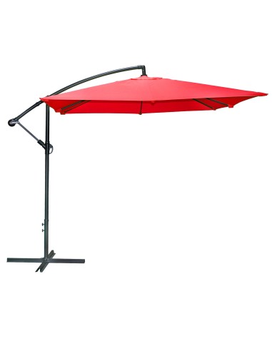 Parasol Déporte Rond Rouge D250 Five