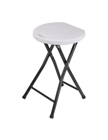 Tabouret Pliable D30 Blanc Five