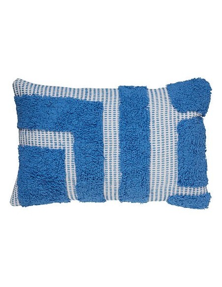 Coussin Décoratif Poppy 38x58 Bleu Atmosphera