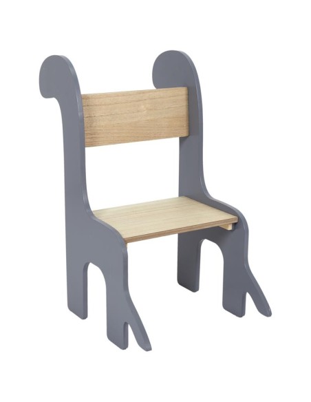 Chaise Pour Enfant Dino Gris Home Deco Kids