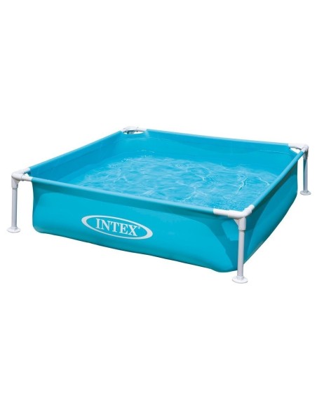 Piscine Mini Cadre Acier Bleu Intex