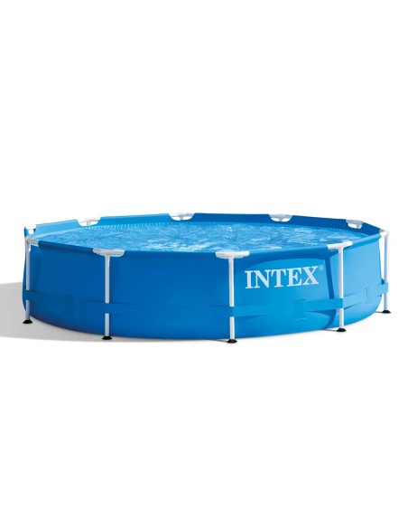 Petite Piscine Tubulaire En Métal Ronde 305x76 Intex