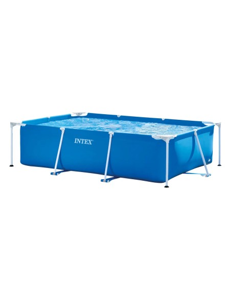 Piscine En Métal Junior Rectangulaire 220x150 Intex