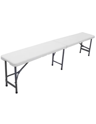 Banc De Réception De Jardin Pliable Blanc Five