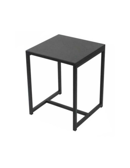 Table D'appoint En Métal Madison Noir Five