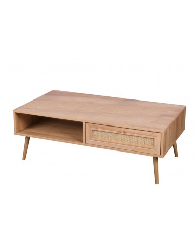 Table Basse Avec 1 Tiroir Bali Beige Atmosphera