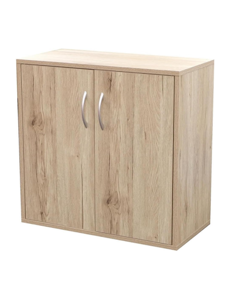 Armoire De Bureau 3 Étagères Avec 2 Portes Pratik Beige Five