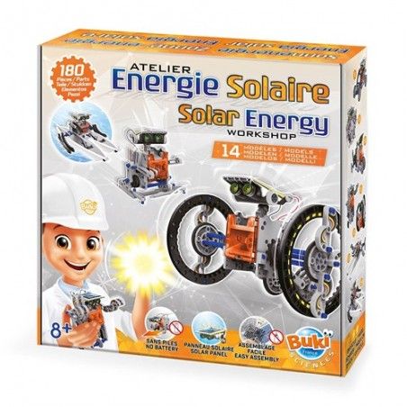 Jeu De Construction - Énergie Solaire 14 En 1 - Buki