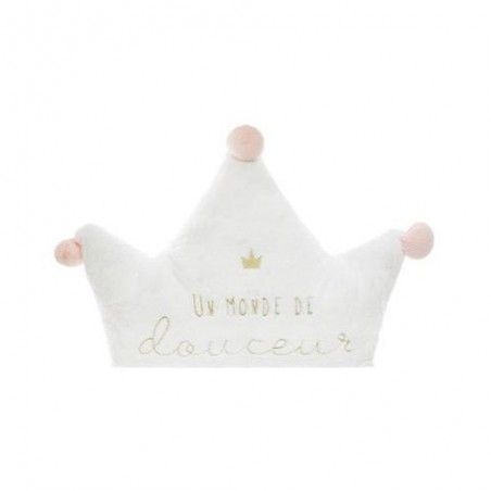 Coussin Décoratif Princesse Blanc Atmosphera